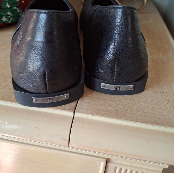 FRYE Claire Leather slip on Heavy Stitch Fat 10 - Picture 8 of 10